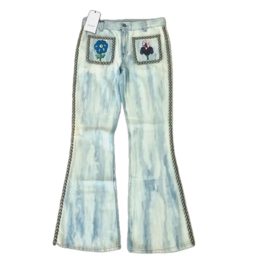 STUDDED GUCCI JEANS SZ 24 NWT - Picture 2 of 14